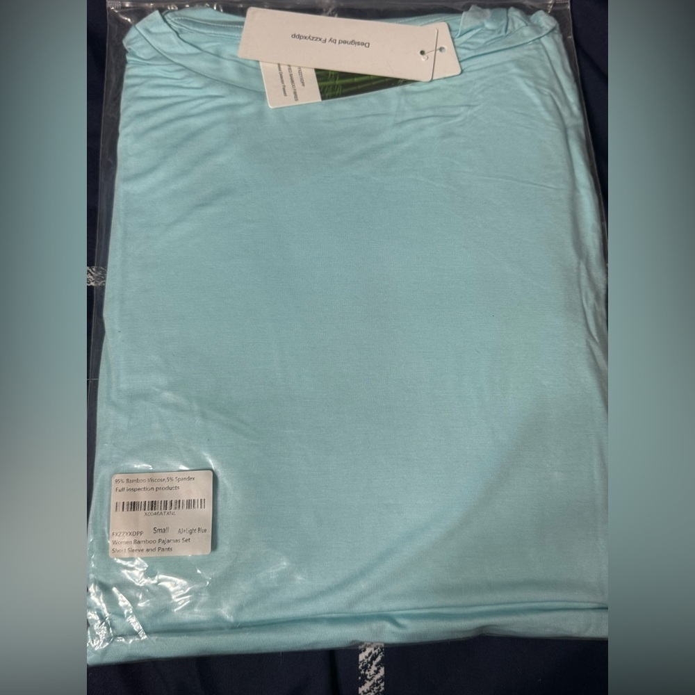 Bamboo Viscose Pajama Set Short Sleeve & Pants S, M,L,XXL Various Colors - Picture 11 of 12